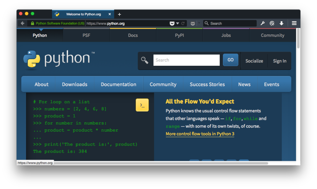 Python-Website