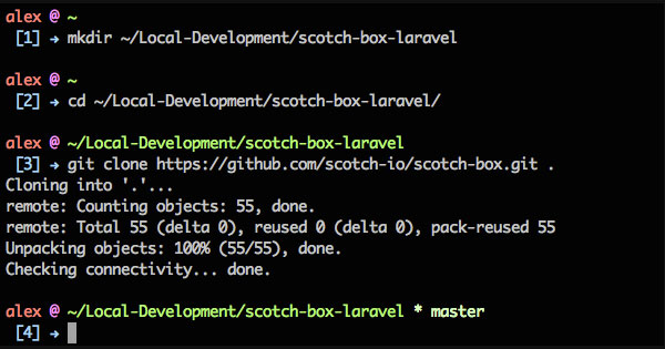 Scotch-Box-Laravel-Git-Clone